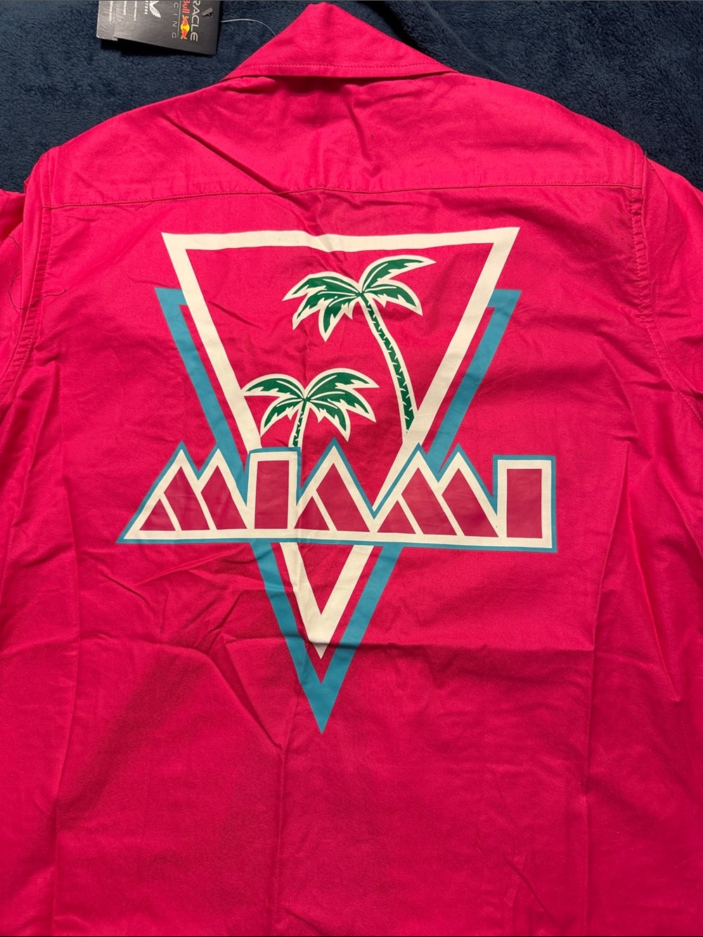 Unisex Short Sleeve Button Shirt - Pink